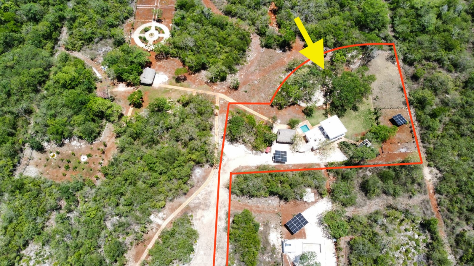 Plot 6.000 m2 with villa, ready to move in
