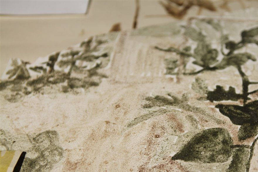 Photoes and drawings, detail / 2017 / Exhibition laboratory