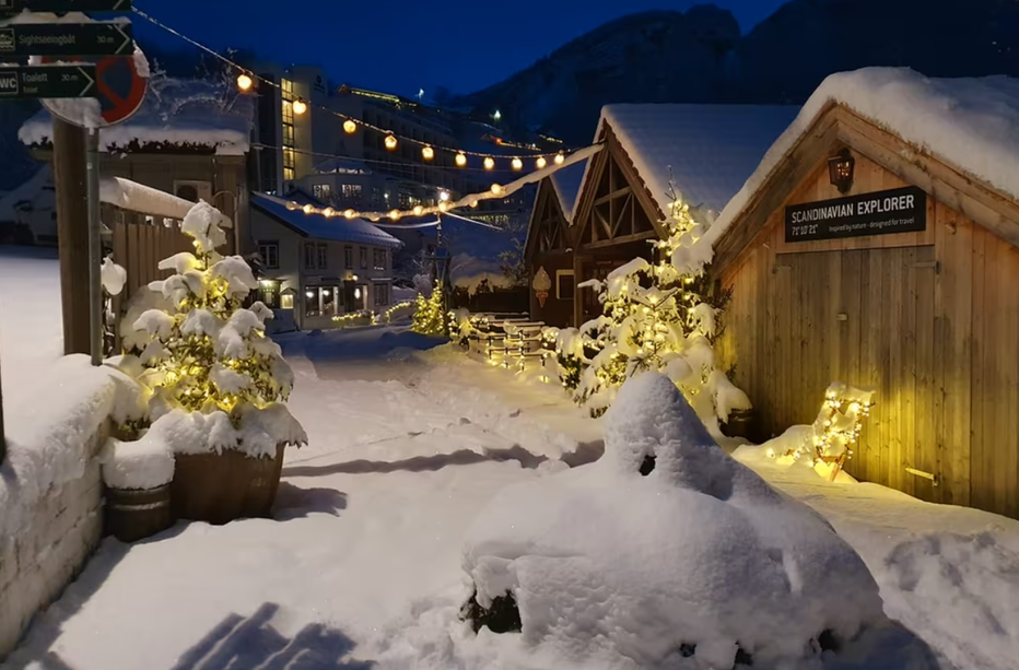 Naustrekka i Geiranger - Vinter