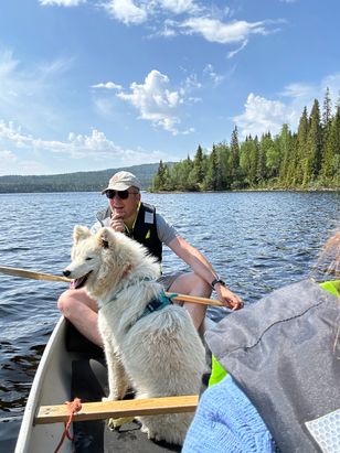 Kanotur med Ella