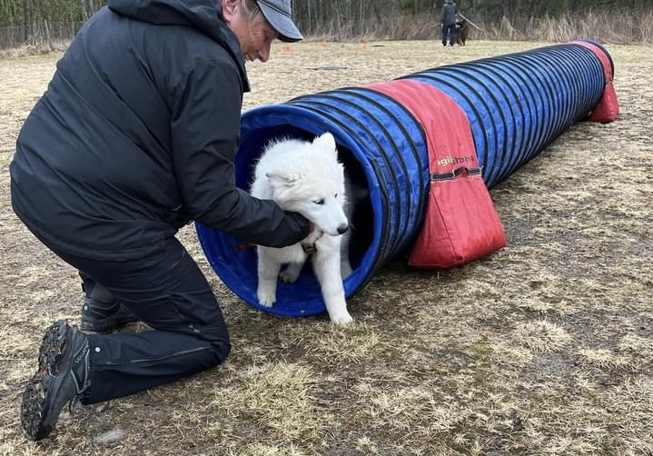 Hun tok tunnelen ved første forsøk