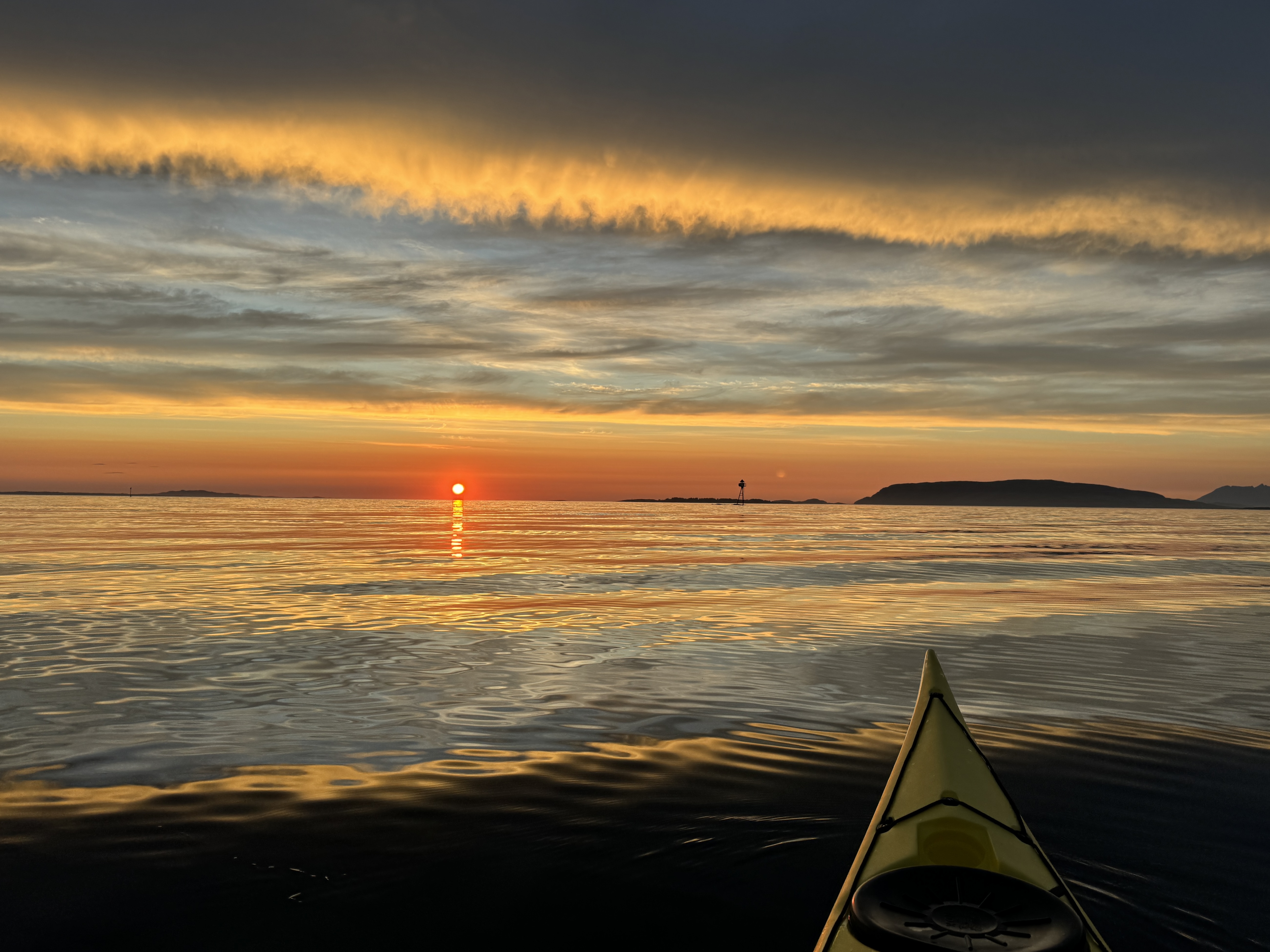 Padletur på Velfjorden