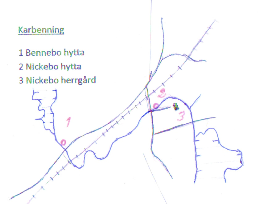 Karta över Karbenning
