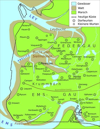 Visquard Bucht von Sielmönken 800nChr