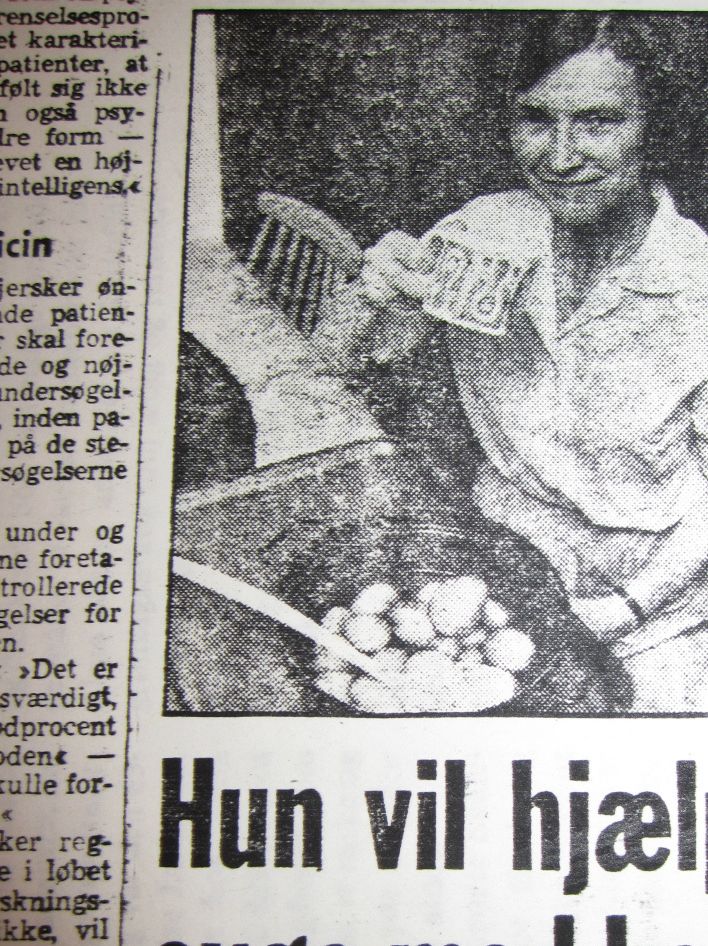 Sygeplejeske Agnete Skålerud, Århus har søgt Statens Forskningsråd om penge til en videnskabelig undersøgelse af kartoffelvands-kuren, men der er ikke sket noget siden?