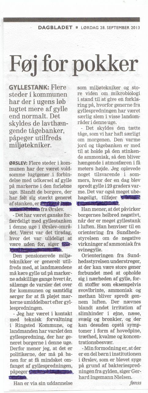 Stop svineriet inden vi dør af øre, næse, hals og lungebetændelse?