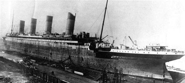 Titanic bygget i 1911-1912.