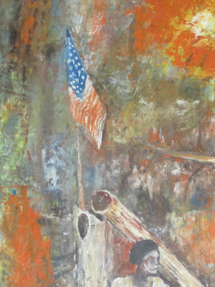 Her kunstmaleren, bagermester, skibs kok, smed, svejser og skibs rigger på B&W I. G. Nielsen, illustrerer her Vietnam historiens krigshelvede, amerikansk soldat ved høj 895. Kunstmaleren Ingmann. G. Nielsen er blevet opkaldt efter vores salmedigter B.S. Ingmann, som skrev morgensangen 