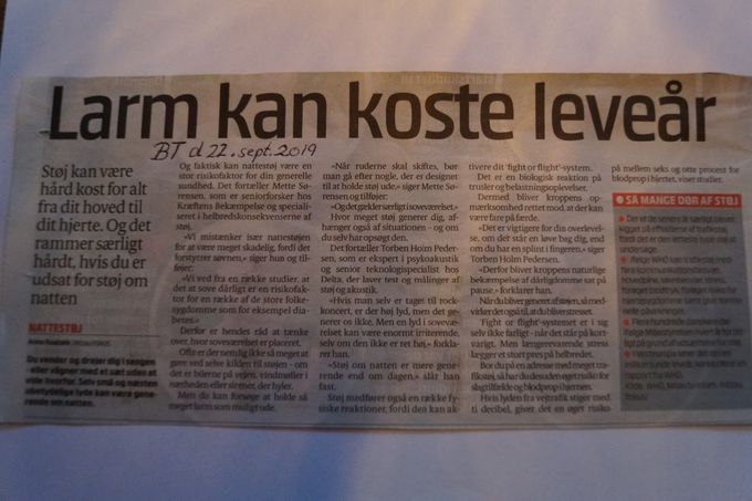 Ny viden og forskning fra Kræftens Bekæmpelse om søvnmangel fra BT d. 22. september 2019