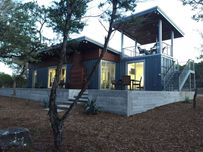 Container house with design