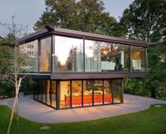 Forever home Container with glass