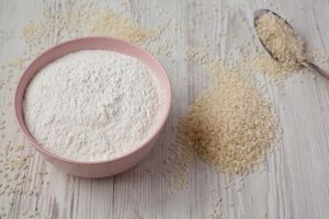 Rice Flour is one ingredient of the Protein Pancakes 