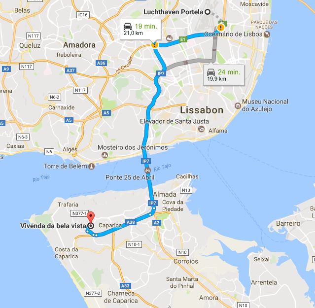 Map from Google