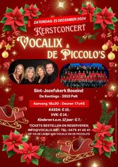 VOORBIJ Kerstconcert Vocalix en de Piccolo's