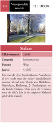 8.3 Sixlaan