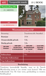 Weeresteinstraat 130