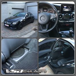 Mercedes C underseat