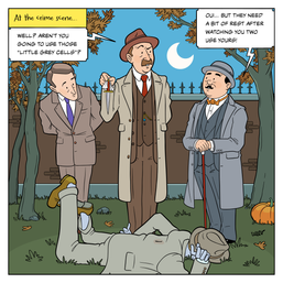 Poirot halloween homage