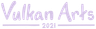 Lila text: Vulkan Arts, 2021