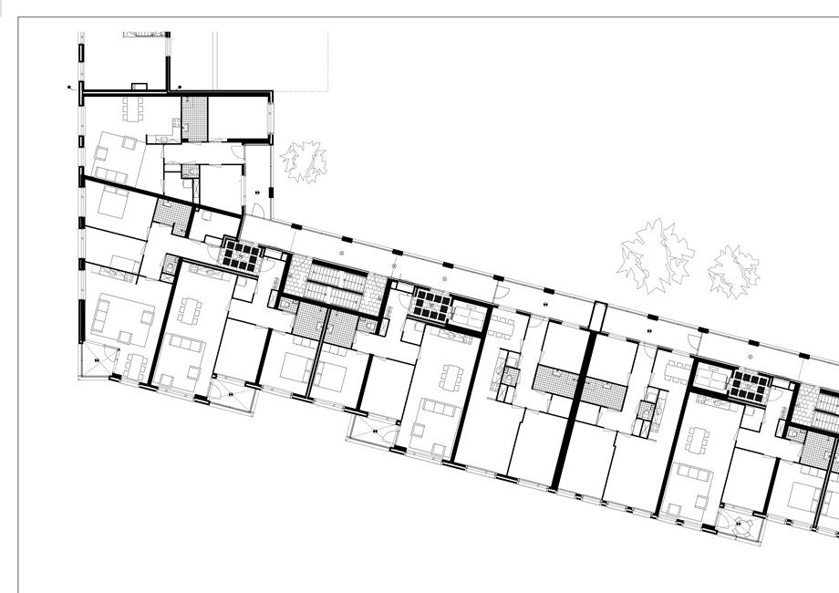 Appartementen 2e verdieping