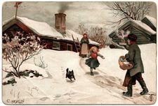 Far kommer hem till jul
