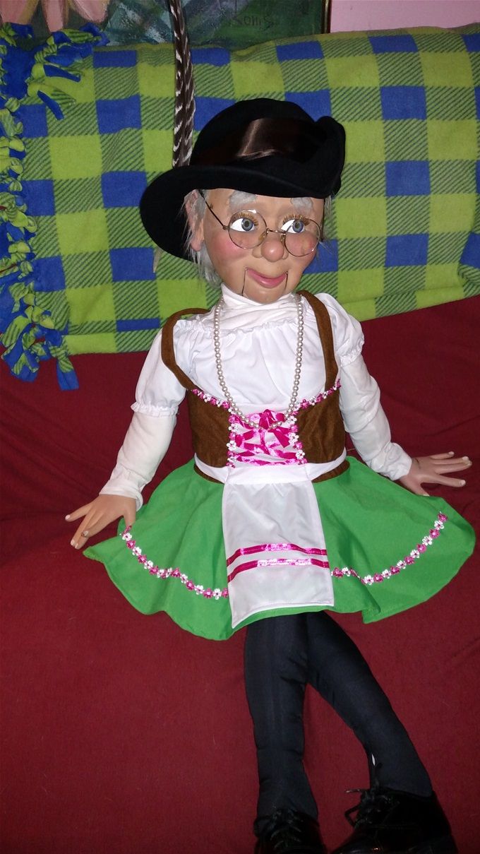 Lillian getting ready for Oktoberfest!