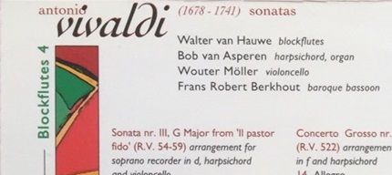 solo + Basso Continuo - 1993