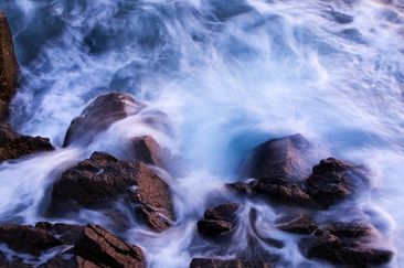 GSY 005 - Slow Tide - seaside - waves - blue - home pictures - interio