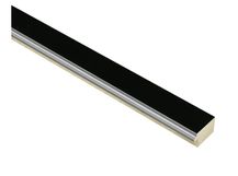 L1630 34mm matt black and silver - frame makers - commercial framing