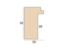 L1793 20 mm black matt - eco-friendly framing solutions for business