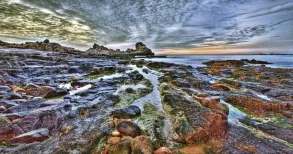 Port Soif rocks, Guersney 