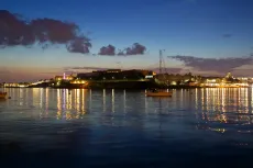 MC 19 020 - Plymouth hoe by night - a-body-of-water