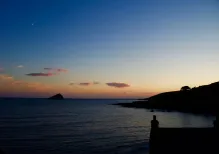 MC 19 043 - Weburey Beach - a-view-of-the-ocean-at-sunset