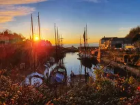 MC 20 093 - a-harbor-with-boats-and-a-sunset