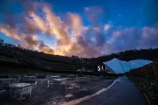 MC 20 129 - Empty Eden - a-large-white-tent