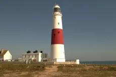 MC 21 153 - Lighthouse portland bill - a-red-and-white-lighthouse