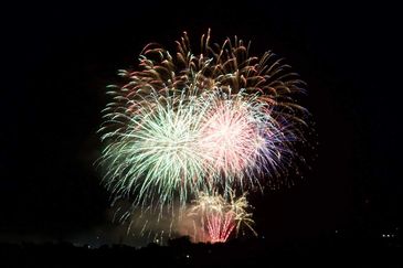MC 23 362 - fireworks in the night sky