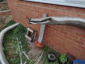 They were left with this damaged liner inside their chimney, luckily they were not killed by the poor workmanship of the builder, and they found me on the HETAS website to remove this and correctly install their liner, then commission their appliance to the correct standards.
