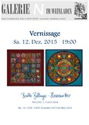 Plakat Vernissage Beathe Bollinger 12.12.15