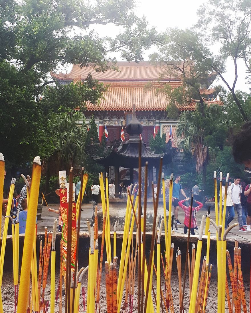 Incense at Po Lin Monastery.