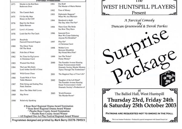 surpise package prog p1