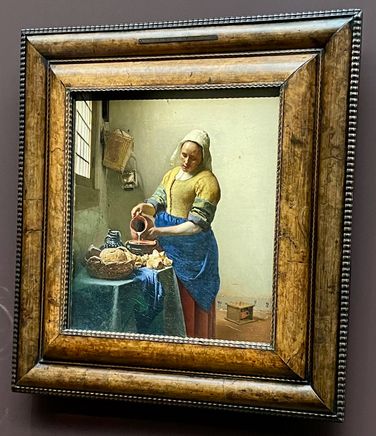  The Milkmaid c 1658 oil on canvas