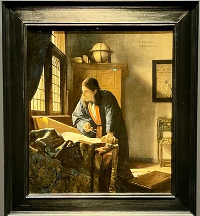 The Geographer 1669 oil on canvas