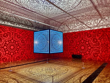 Anila Quayyum Agha. Stolen Moment Bouquet I and II