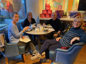 tea at Carluccio's, Richmond