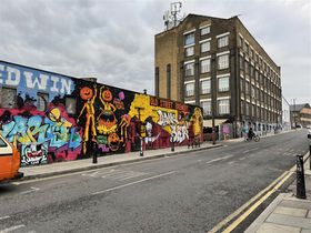 Graffiti-land in Hackney