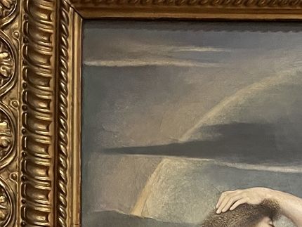 Luna, 1885, by Watts’ contemporary Evelyn de Morgan, whose work is also exhibited in the gallery