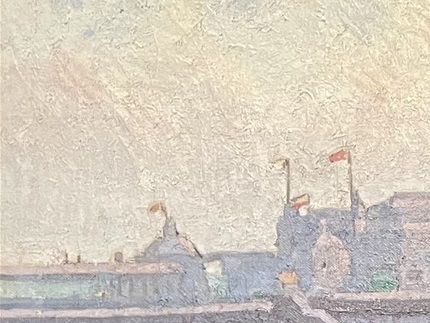 Spencer Gore.  The West Pier Brighton, 1913. Oil on canvas.
