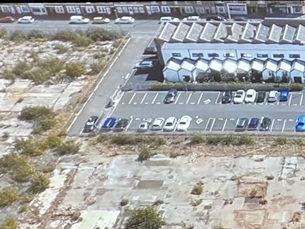 Now deerelict Rolls Royce factory, Derby: 4600 jobs lost