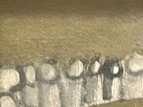 Ommegang procession, oil on canvas